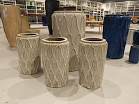 4x vorstvrije terracotta vaas - afbeelding 1 van  5