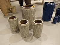 4x vorstvrije terracotta vaas - afbeelding 2 van  5