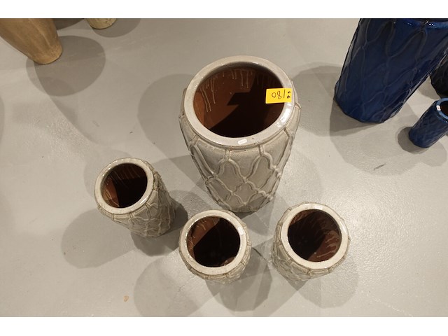 4x vorstvrije terracotta vaas - afbeelding 3 van  5
