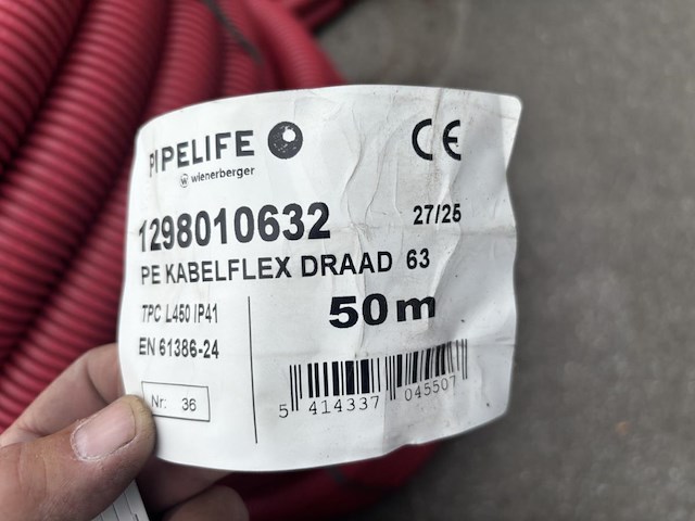 4x wachtbuis d63 - 50m - afbeelding 2 van  2