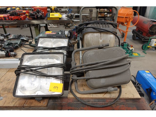 4x werfverlichting - afbeelding 1 van  3