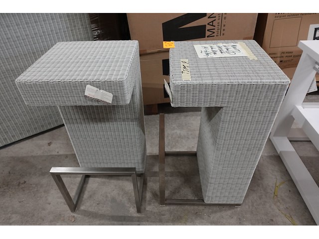 4x wicker barstoel manutti - afbeelding 1 van  2