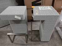 4x wicker barstoel manutti - afbeelding 1 van  2