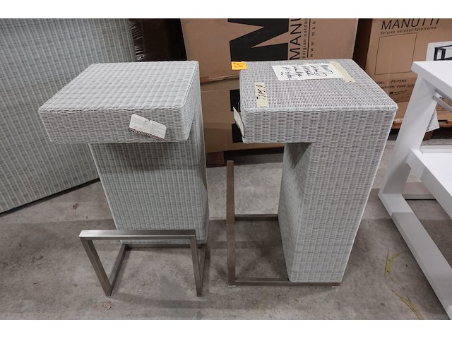 4x wicker barstoel manutti - afbeelding 1 van  2