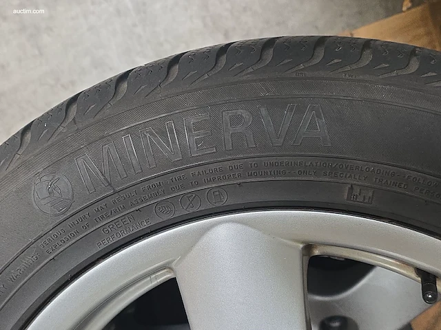 (4x) winterbanden op velg minerva/rial 255/55r18 - afbeelding 3 van  5