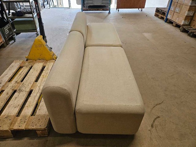 4x zetel beige 120x75cm - afbeelding 1 van  3