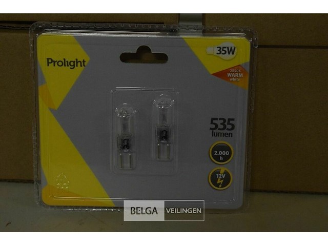 4x10 setjes halogen capsule 535 lumen 35w - afbeelding 1 van  2