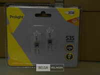 4x10 setjes halogen capsule 535 lumen 35w - afbeelding 1 van  2