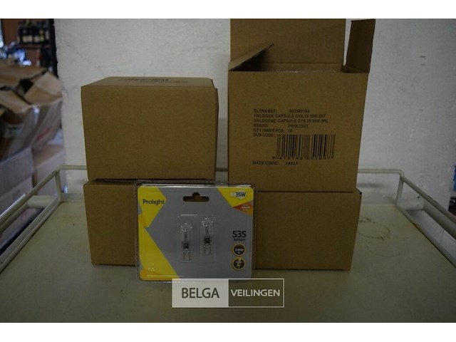 4x10 setjes halogen capsule 535 lumen 35w - afbeelding 2 van  2