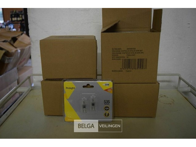 4x10 setjes halogen capsule 535 lumen 35w - afbeelding 2 van  2