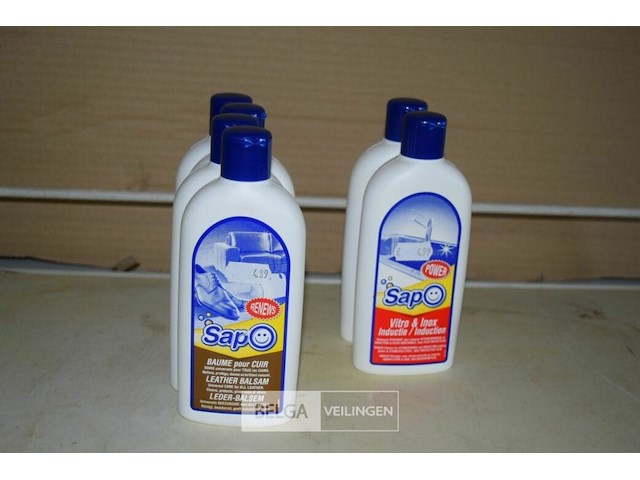 4x250ml leder balsem, 2x250ml vitro&inox - afbeelding 1 van  3