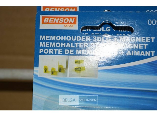 4x3-delig memohouder + magneet - afbeelding 2 van  2