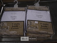 4x3st apollo t-shirt katoen mt m,l,xl - afbeelding 1 van  5