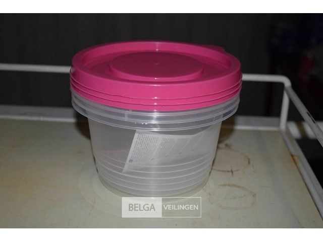 4x3st opbergdozen 1230ml - afbeelding 1 van  2