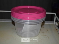 4x3st opbergdozen 1230ml