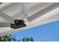 4x4m partytent - aluminium - antraciet - vouwtent.eu - afbeelding 7 van  7