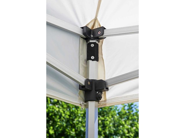 4x4m partytent - aluminium - antraciet - vouwtent.eu - afbeelding 6 van  7
