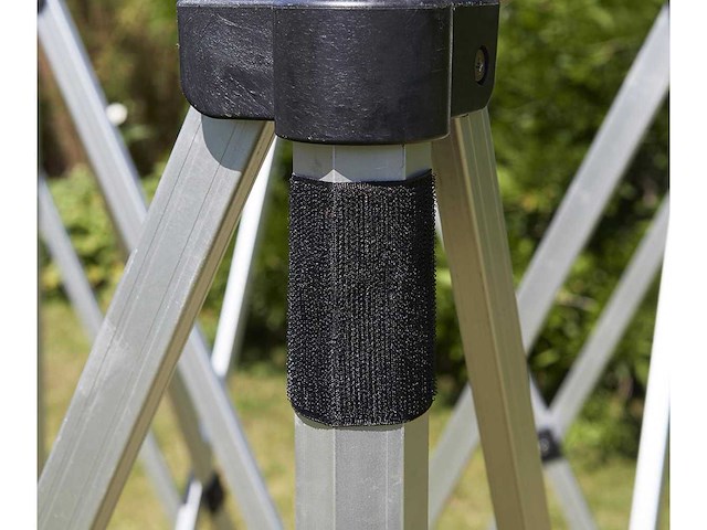 4x4m partytent - aluminium - zand - vouwtent.eu - afbeelding 4 van  8