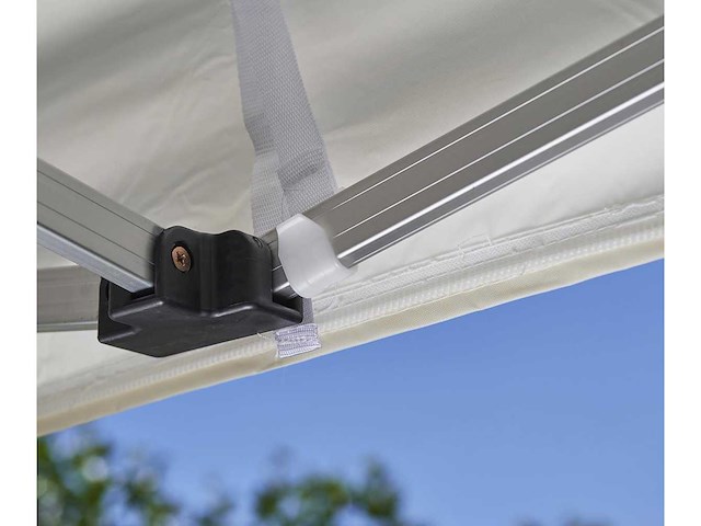 4x4m partytent - aluminium - zand - vouwtent.eu - afbeelding 6 van  6