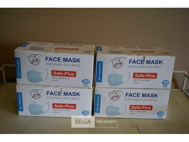 4x50st safe plus mondmaskers - afbeelding 1 van  2