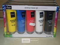 4x5st acrylverf set - afbeelding 1 van  1