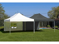 4x6m partytent - aluminium - antraciet - vouwtent.eu