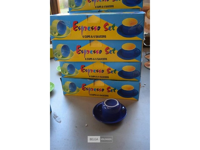 4x6st expressotassen - afbeelding 1 van  3