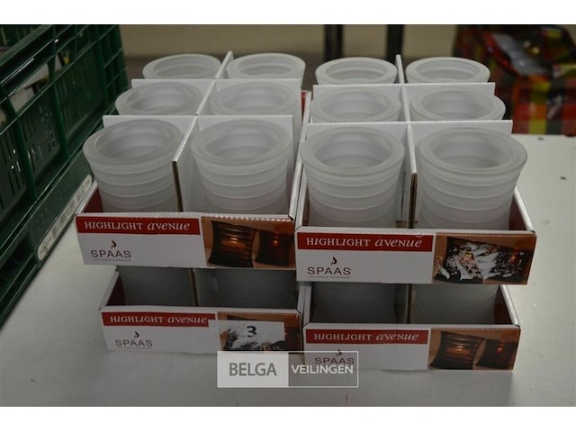 4x6st theelichthouders - afbeelding 1 van  3