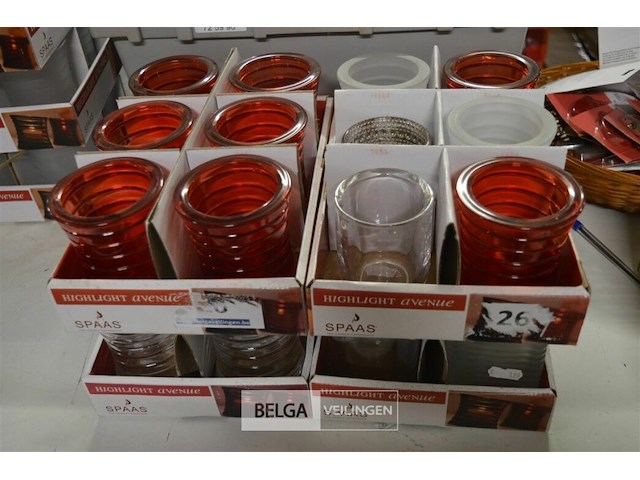 4x6st theelichthouders - afbeelding 1 van  3