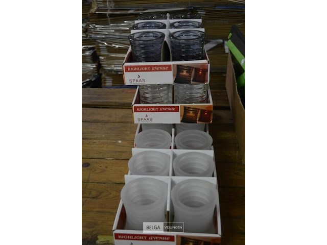 4x6st theelichthouders - afbeelding 1 van  3