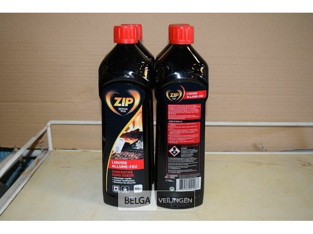 4x750ml zip vloeistof voor kachel of bbq - afbeelding 1 van  1