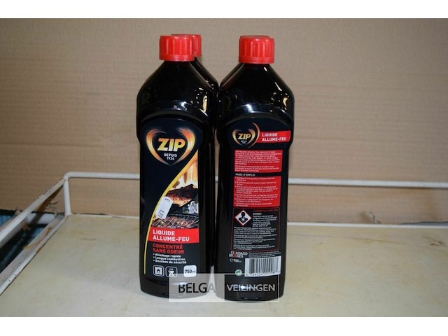 4x750ml zip vloeistof voor kachel of bbq - afbeelding 1 van  1