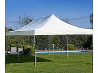 4x8m partytent - aluminium - zand - vouwtent.eu - afbeelding 5 van  10
