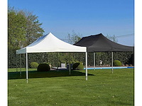 4x8m partytent - aluminium - zand - vouwtent.eu - afbeelding 3 van  10
