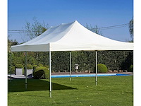 4x8m partytent - aluminium - zand - vouwtent.eu - afbeelding 3 van  7