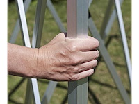 4x8m partytent - aluminium - zand - vouwtent.eu - afbeelding 6 van  7