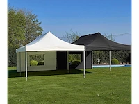 4x8m partytent - aluminium - zand - vouwtent.eu - afbeelding 2 van  10