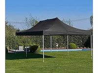 4x8m partytent - aluminium - zwart - vouwtent.eu - afbeelding 4 van  10