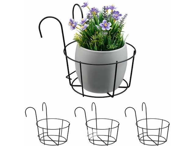 4xbloempothouders - afbeelding 1 van  7