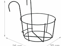 4xbloempothouders - afbeelding 5 van  7