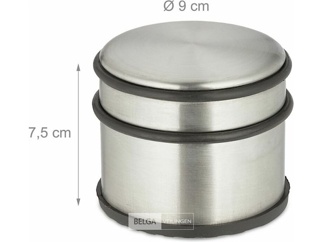 4xdeurstopper rvs - afbeelding 2 van  5