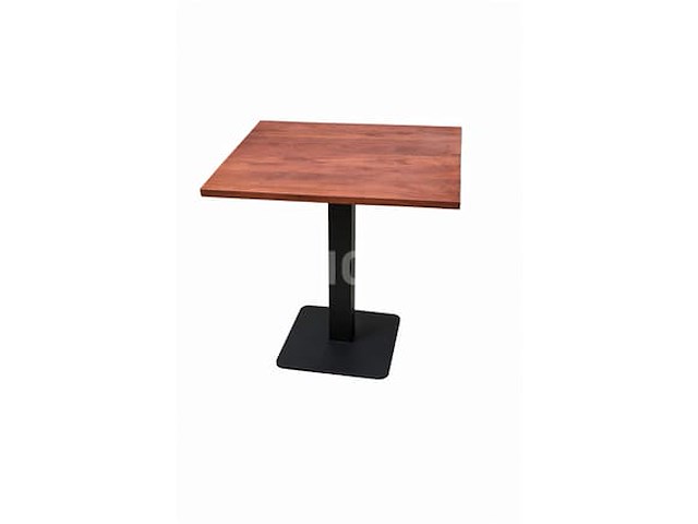 5 acacia hoge tafel 70x70cm - afbeelding 1 van  3