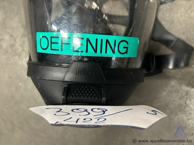 5 ademluchtmaskers dräger fps 7000 spin. werking niet gekend. - afbeelding 2 van  2