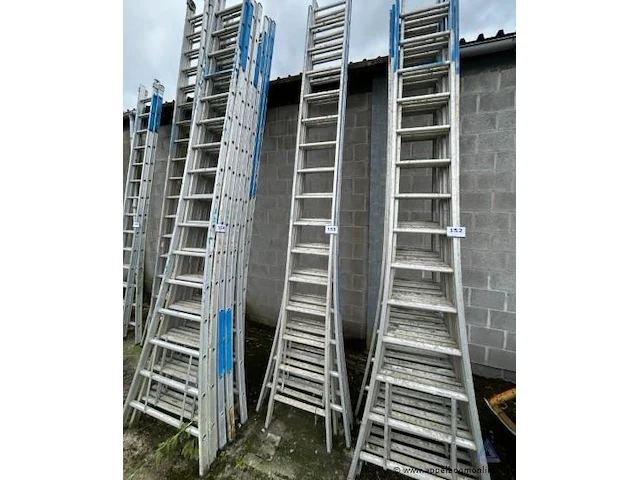 5 aluminium ladder elementen - afbeelding 1 van  2