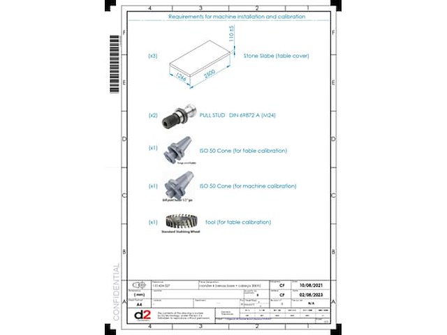 5-assige cnc portaalmachine voor natuursteen d2 technology - afbeelding 10 van  11