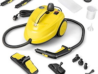 5 bar stoomreiniger met wielen en telescopisch handvat - afbeelding 1 van  3