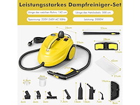 5 bar stoomreiniger met wielen en telescopisch handvat - afbeelding 2 van  3