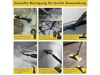 5 bar stoomreiniger met wielen en telescopisch handvat - afbeelding 3 van  3