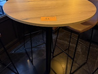 5 barstoelen en statafel - afbeelding 2 van  4