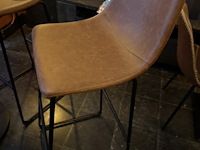 5 barstoelen en statafel - afbeelding 3 van  4